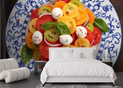 Tomato salad. Wall mural