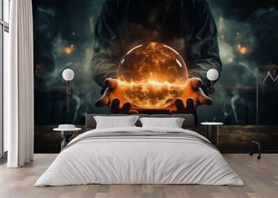 Mystical crystal ball Wall mural