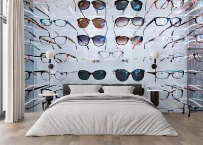 womans sunglasses Wall mural