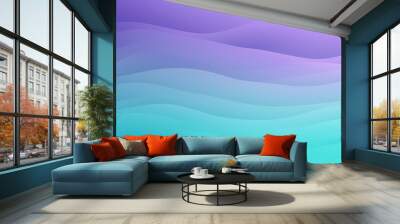 nice lavender and teal gradient background Wall mural