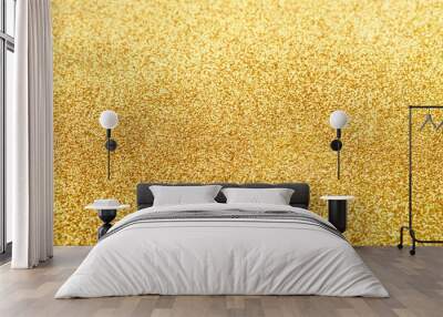 golden glitter texture abstract background. Wall mural