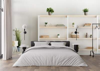 Minimalism and scandinavian style in home interior, studio or office Wall mural