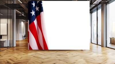 Waving American Flag, Memorial Day or 4th of July Wall mural