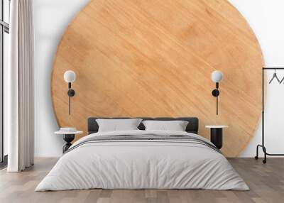 Wooden round board for pizza Wall mural