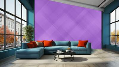 Abstract geometric light purple pattern gradient background for modern business presentation Wall mural