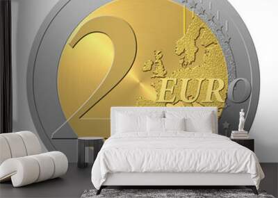 euro font 2 Wall mural