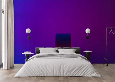 Dark Gradient, Vibrant Red Pink and Purple Wall mural