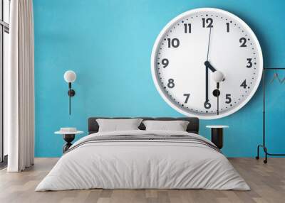 04:30 or 16:30 wall clock time Wall mural