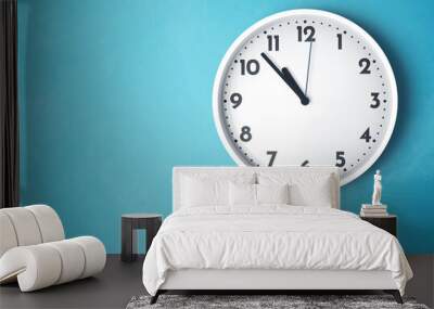 10:53 or 22:53 wall clock time Wall mural