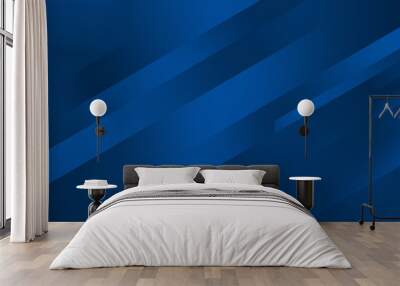 Abstract dark blue background Wall mural