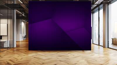 Dark violet abstract background for wide banner Wall mural