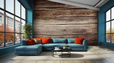 old dried wood texture Wall mural