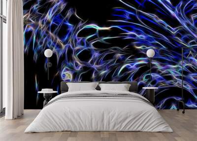 Abstracted wave B Wall mural