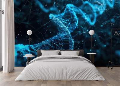 Genetic research and biological sciences Human biology and pharmaceutical technology, DNA structure Wall mural