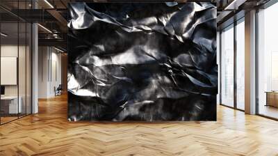 A Textured Nickel Background with Complex Interplay of Shadows and Highlights for Graphic Design Applications Wall mural