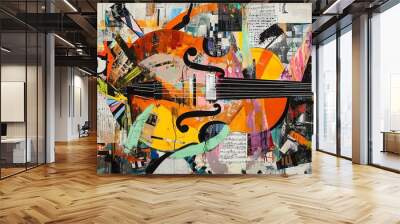 An abstract Wall mural