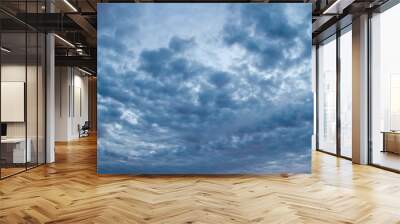 Dramatic stormy sky Wall mural