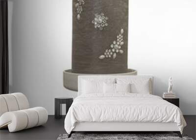 Decorative candle isolated  Wall mural