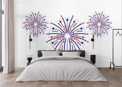 Firework Wall mural