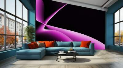 Pink abstract background rendered Wall mural