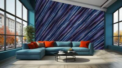 abstract background features a dynamic and energetic design of diagonal lines in shades of blue, purple, and white. The lines create a sense of movement and speed Wall mural