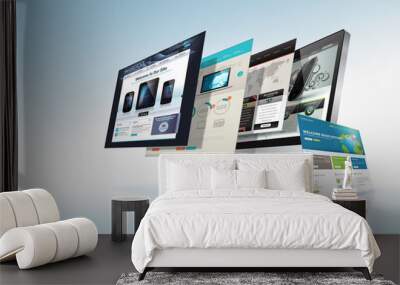 Web design concept Wall mural