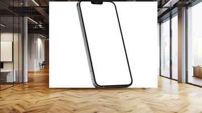 Mobile phone premium png digital device for mockup Wall mural