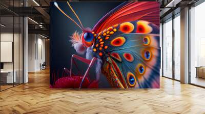 butterfly macro Wall mural