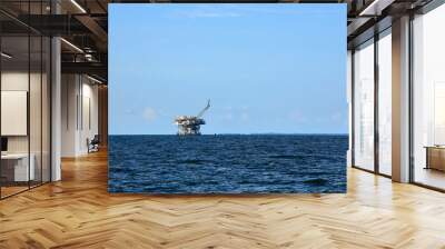 Offshore Drilling Platform in Gulf of Mexico Wall mural