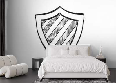 Sketch icon - Shield Wall mural