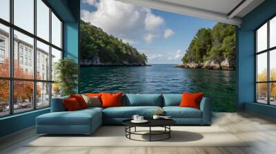 tropical island Wall mural