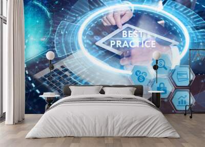 Business, Technology, Internet and network concept. BEST PRACTICE successful business concept. Wall mural