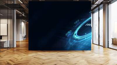 Online banking concept. E-Banking. 3d illustration Wall mural