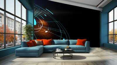 Standard quality control. Certification. Business, technology, internet and networking concept.  3d illustration Wall mural