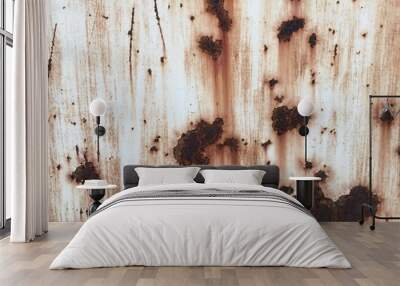 Steel sheet with rust Wall mural