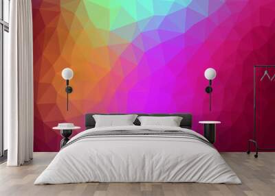 Abstract geometric background. color theme vector abstract background Wall mural