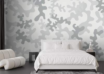 Seamless camouflage pattern - vector illustration Wall mural