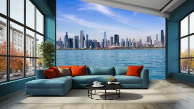 Chicago skyline Wall mural