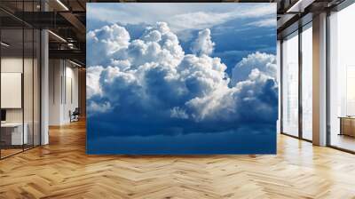 Large cumulus cloud - a panoramic photo Wall mural