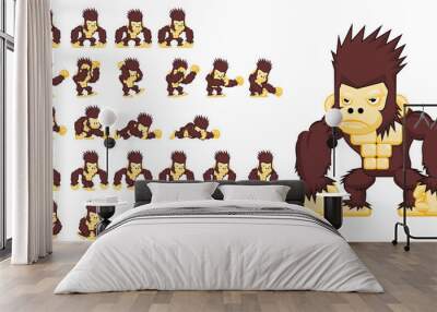 The Ape Game Character Wall mural