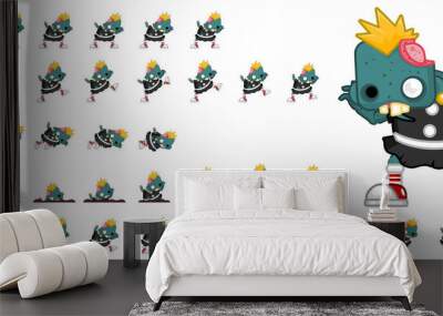 Zombie Game Character Wall mural