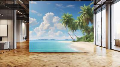 Discover the Ultimate Beach Paradise: Top Caribbean Vacation Spots for Sun and Sand, Unwind in Tropical Luxury: Best Resorts by the Ocean for a Relaxing Holiday, Explore Stunning Coastal Landscapes: M Wall mural