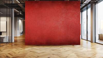 Grunge red textured background ideal for holiday, romantic, and festive designs. Perfect for Valentine's Day, Christmas, or abstract artistic projects. Wall mural