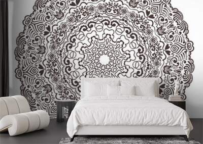 Vector mandala ornament Wall mural