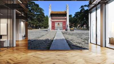 Ancient buildings in China Wall mural