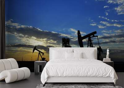 The oil pump Wall mural