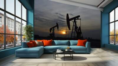 The oil pump Wall mural