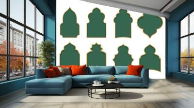 Islamic Arch Frame Vector Collection  Wall mural