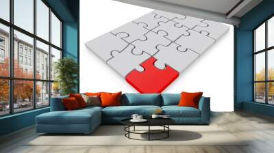 Jigsaw Puzzle Concept Wall mural