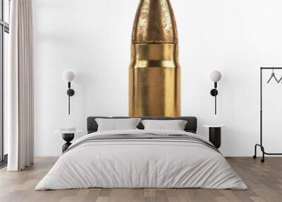 bullet on white background Wall mural